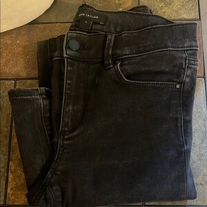 Ann Taylor Black Skinny Jeans Classic Style